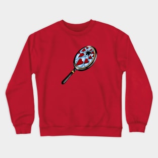 broken heart mirror Crewneck Sweatshirt